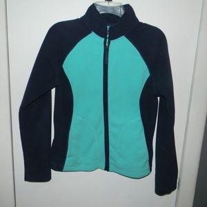 Navy/light blue jacket